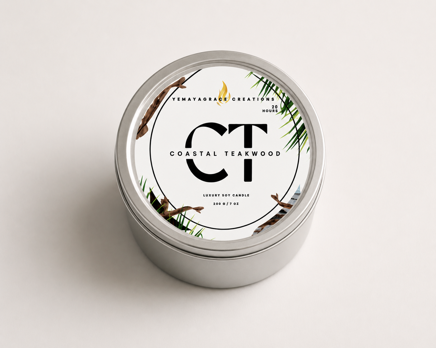 Coastal Teakwood Candle