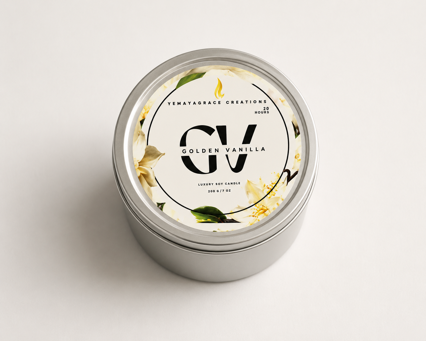 Golden Vanilla Candle