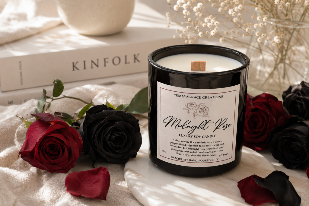 Midnight Rose Candle