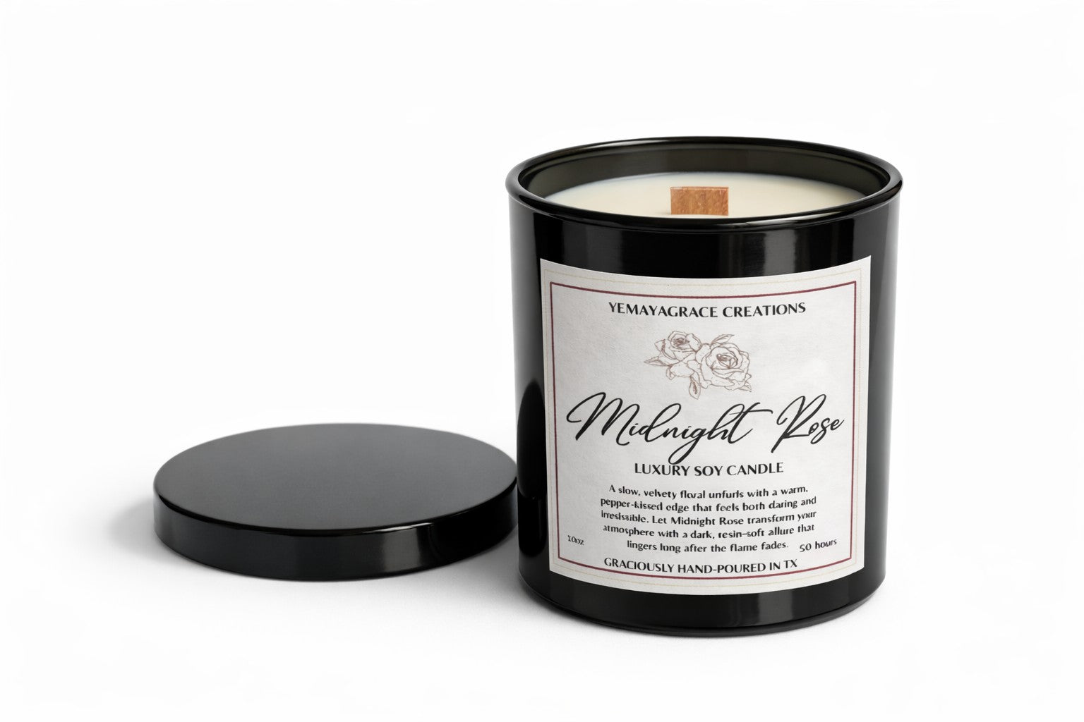 Midnight Rose Candle