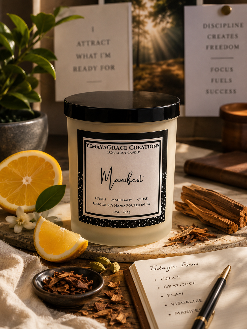 Manifest Candle