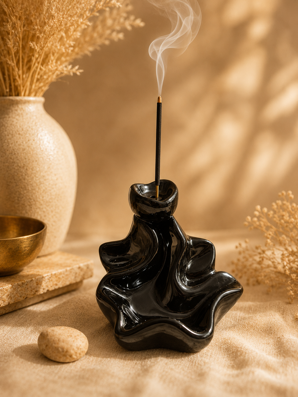 Heart Backflow Incense Burner