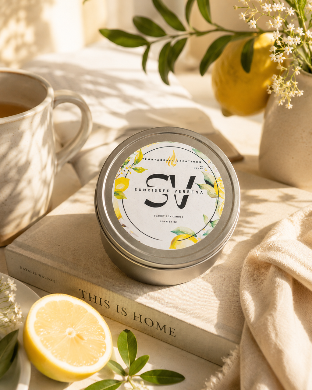 Sunkissed Verbena Candle 8oz